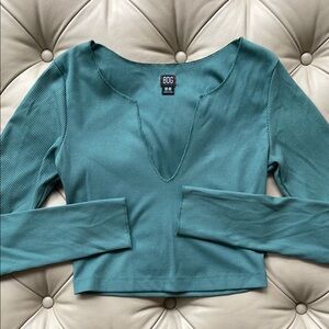 BDG Long Sleeve Crop Top